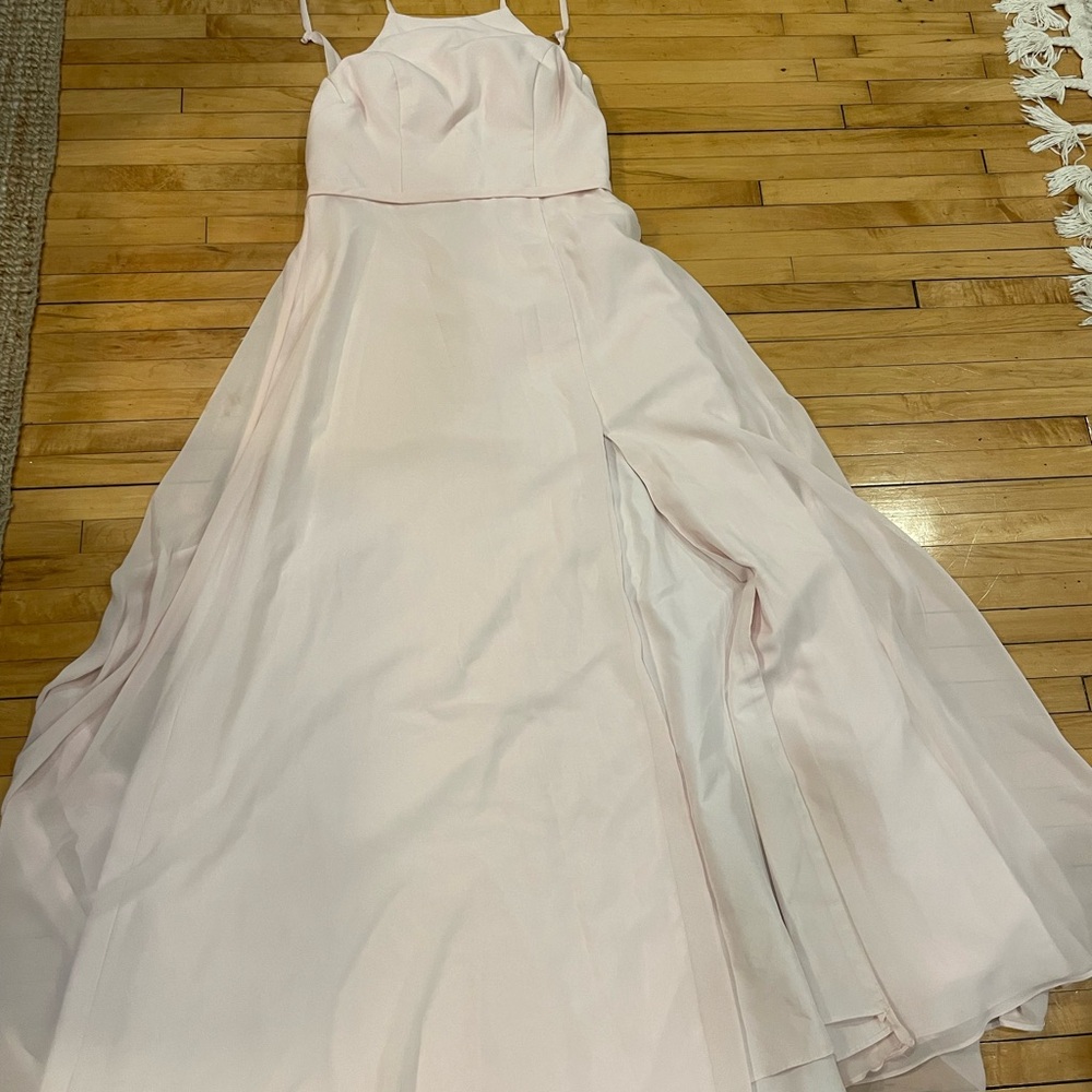 AZAZIE blushing pink dress